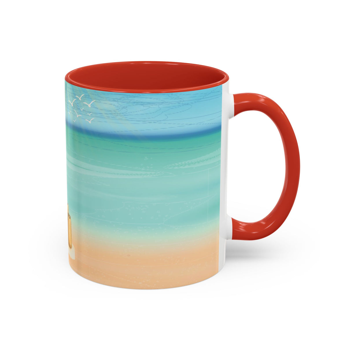 Beach Sandcastle Coffee Mug – Ocean Accent 11/15oz