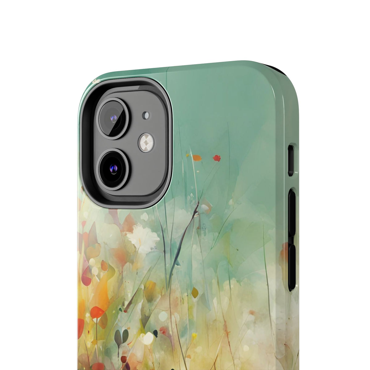 Floral Meadow Tough Phone Case — Painterly Wildflower Protection