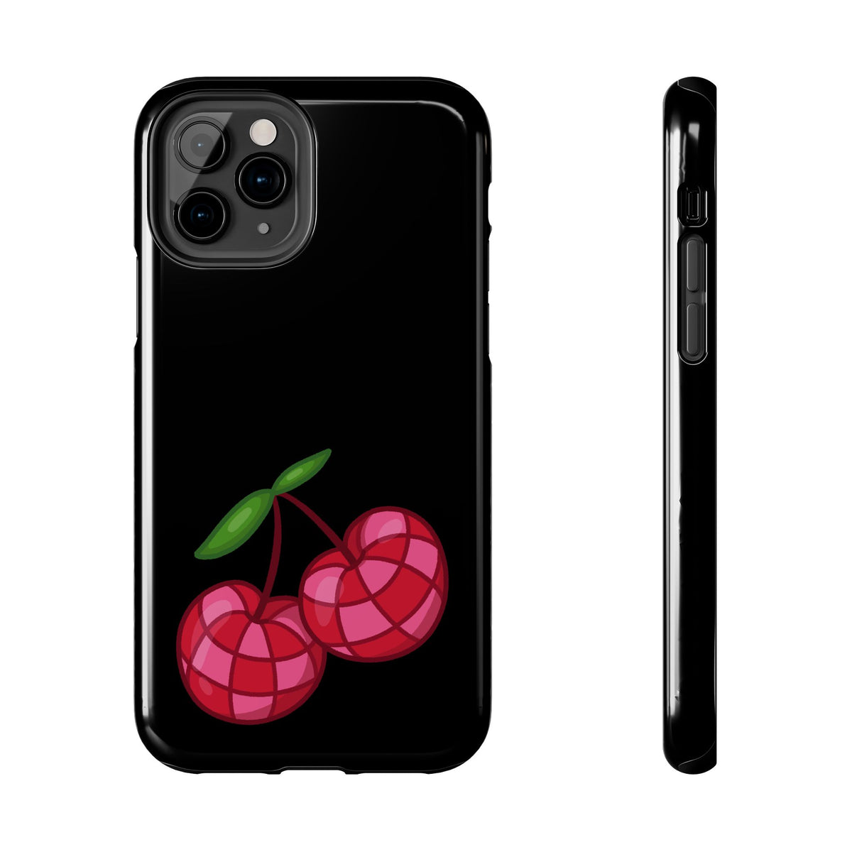 Cherries Tough Phone Case — Mosaic Cherries Design