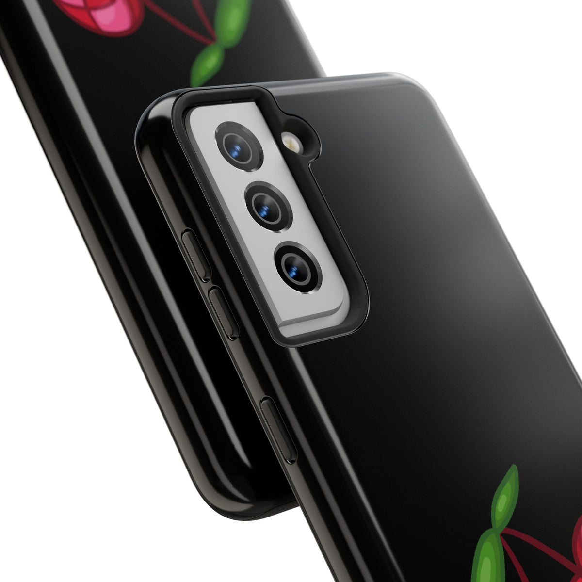 Cherries Tough Phone Case — Mosaic Cherries Design
