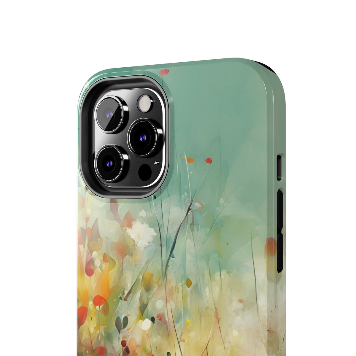 Floral Meadow Tough Phone Case — Painterly Wildflower Protection