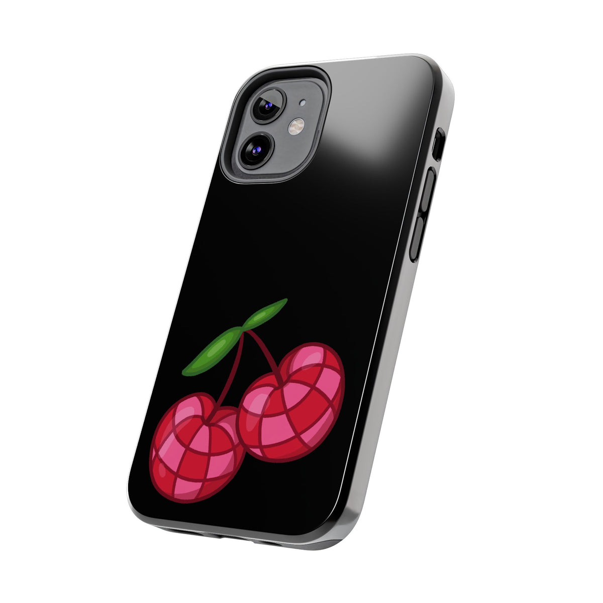Cherries Tough Phone Case — Mosaic Cherries Design