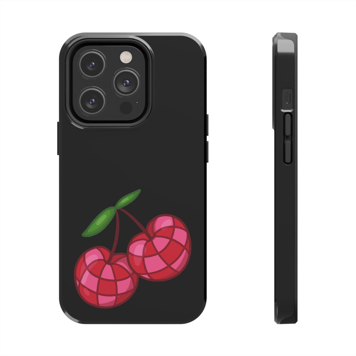 Cherries Tough Phone Case — Mosaic Cherries Design