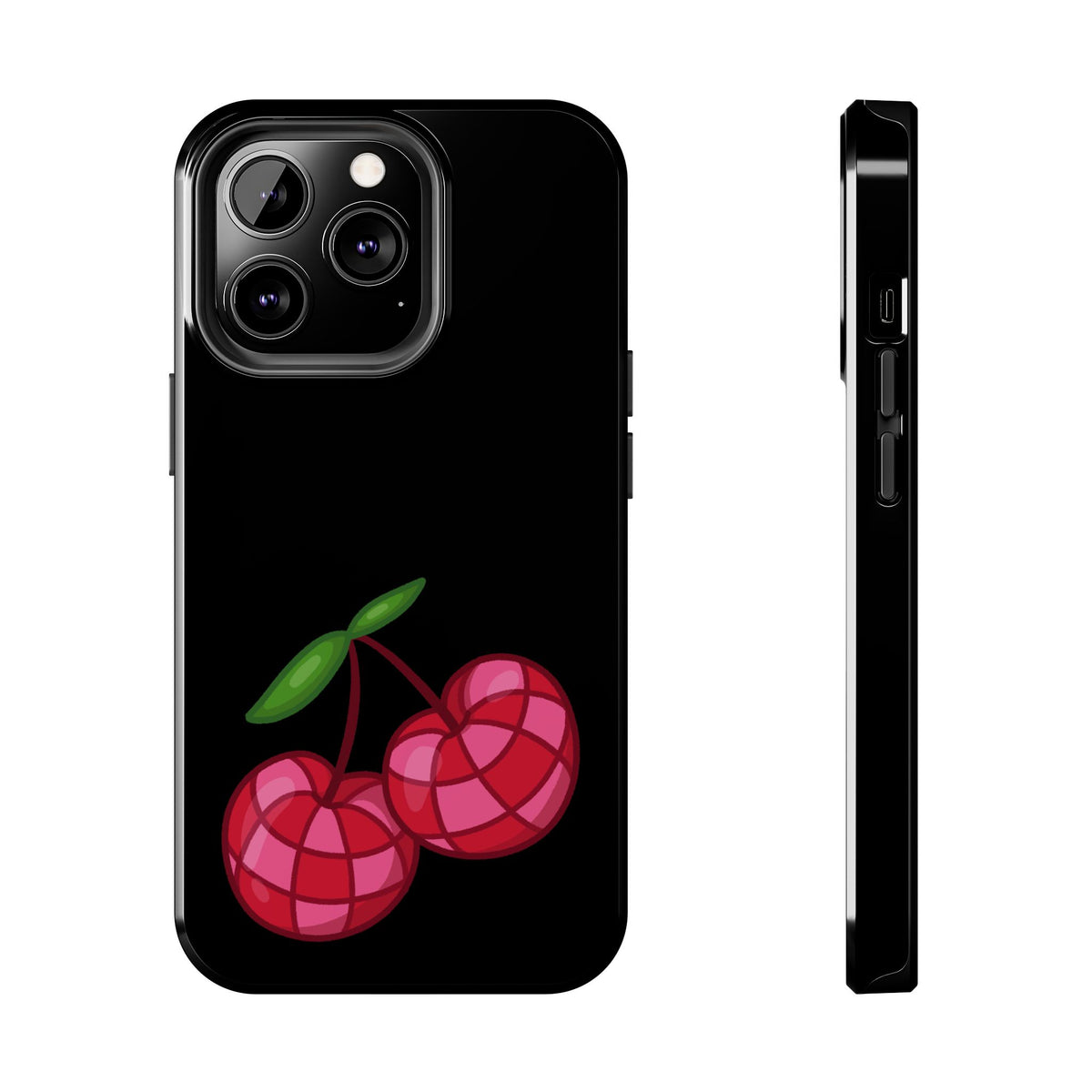 Cherries Tough Phone Case — Mosaic Cherries Design