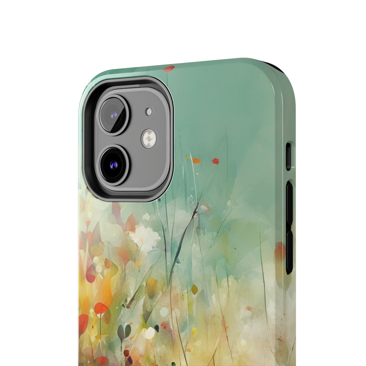 Floral Meadow Tough Phone Case — Painterly Wildflower Protection