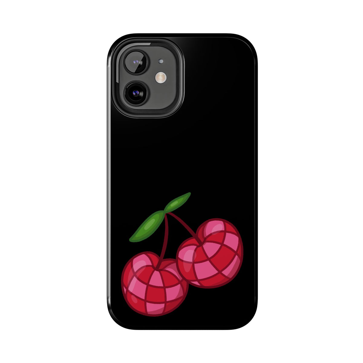 Cherries Tough Phone Case — Mosaic Cherries Design