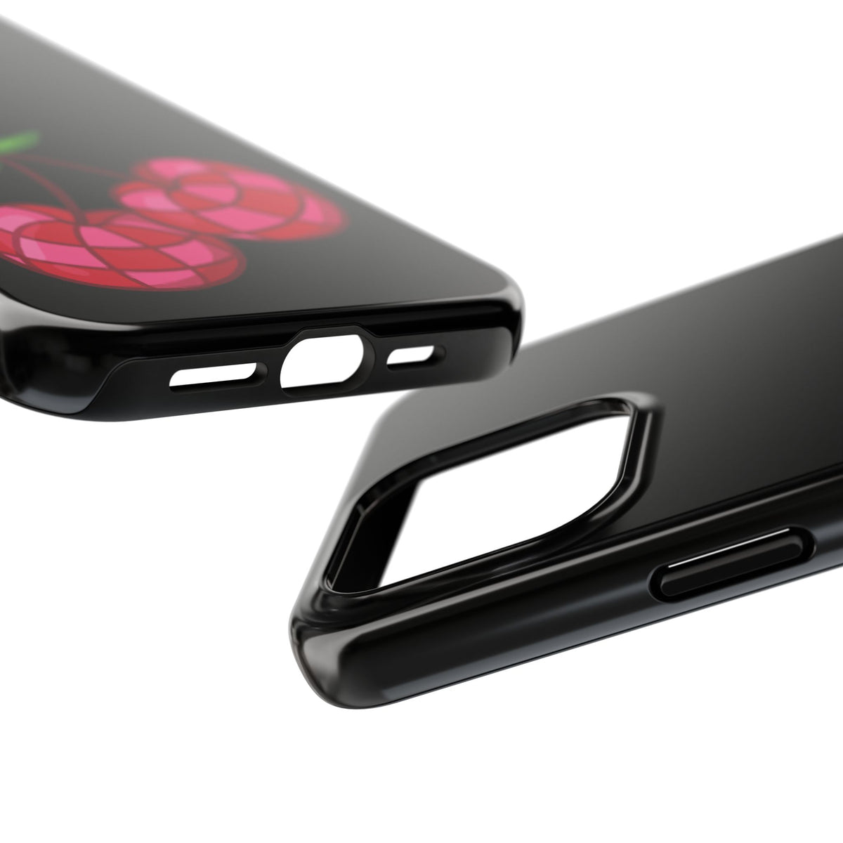 Cherries Tough Phone Case — Mosaic Cherries Design