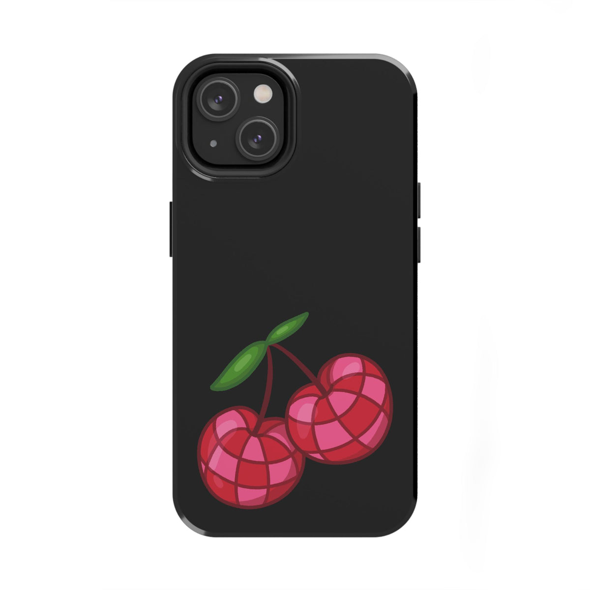 Cherries Tough Phone Case — Mosaic Cherries Design
