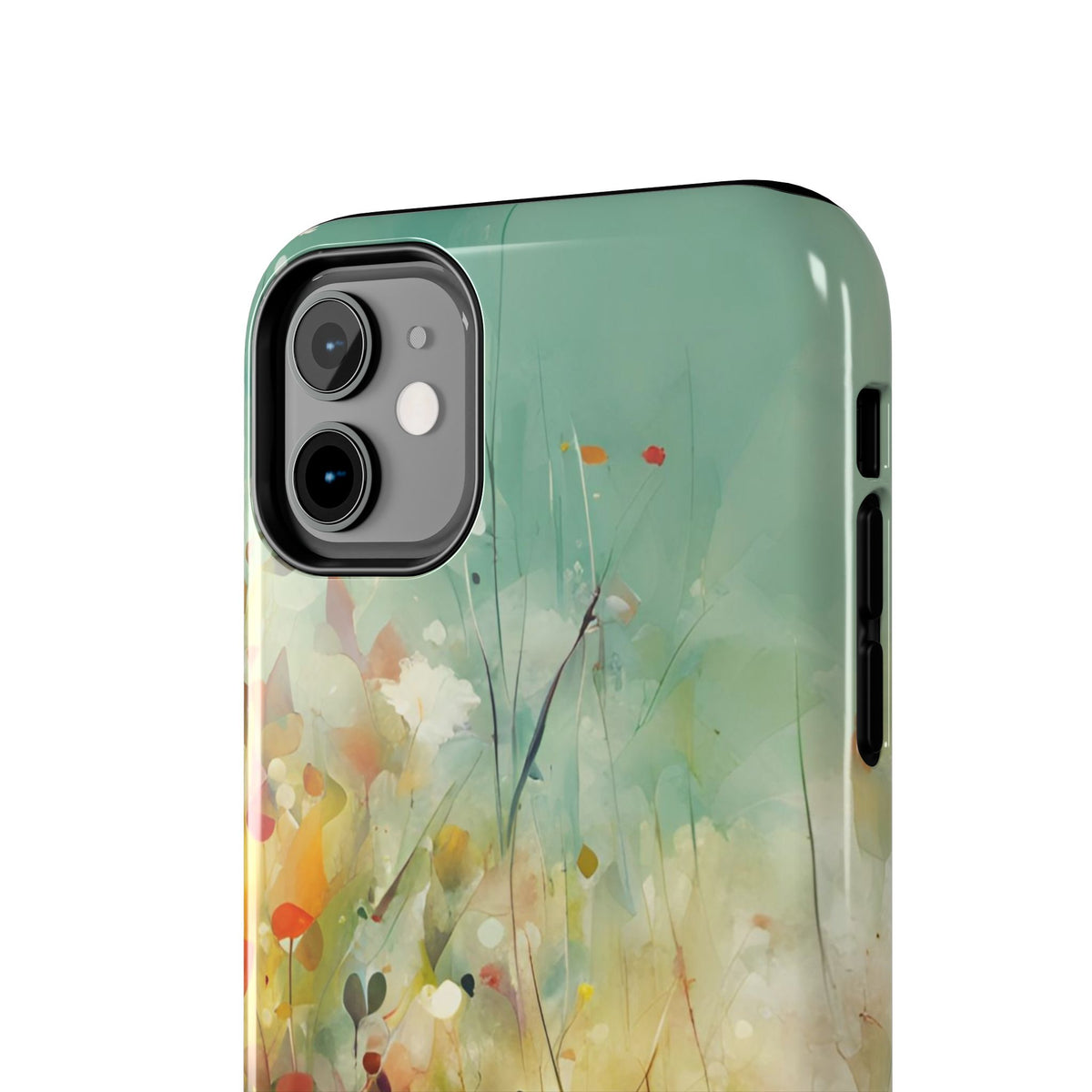 Floral Meadow Tough Phone Case — Painterly Wildflower Protection