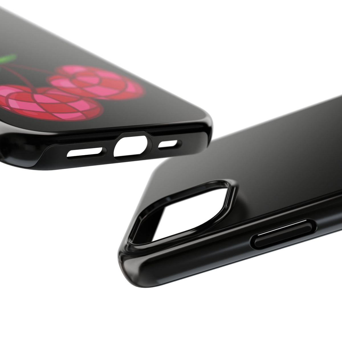 Cherries Tough Phone Case — Mosaic Cherries Design