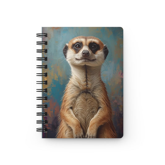Cute Meerkat Spiral Bound Journal