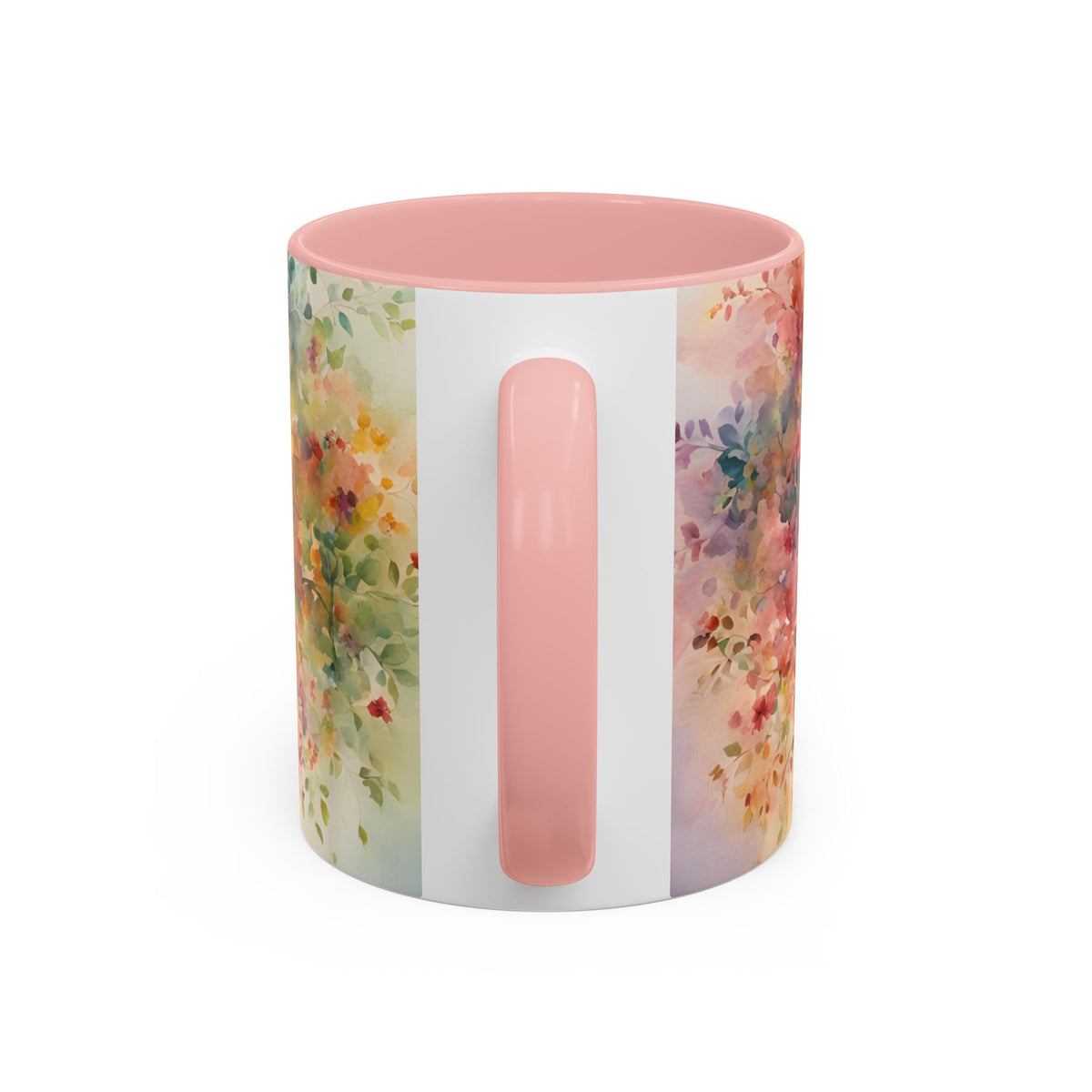 Watercolor Tree Accent Coffee Mug — Colorful Nature Art 11/15oz