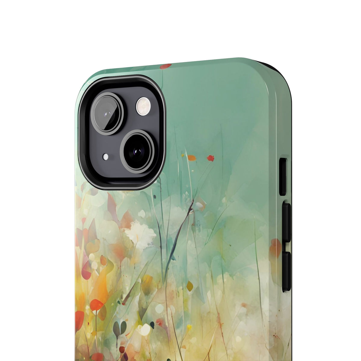 Floral Meadow Tough Phone Case — Painterly Wildflower Protection