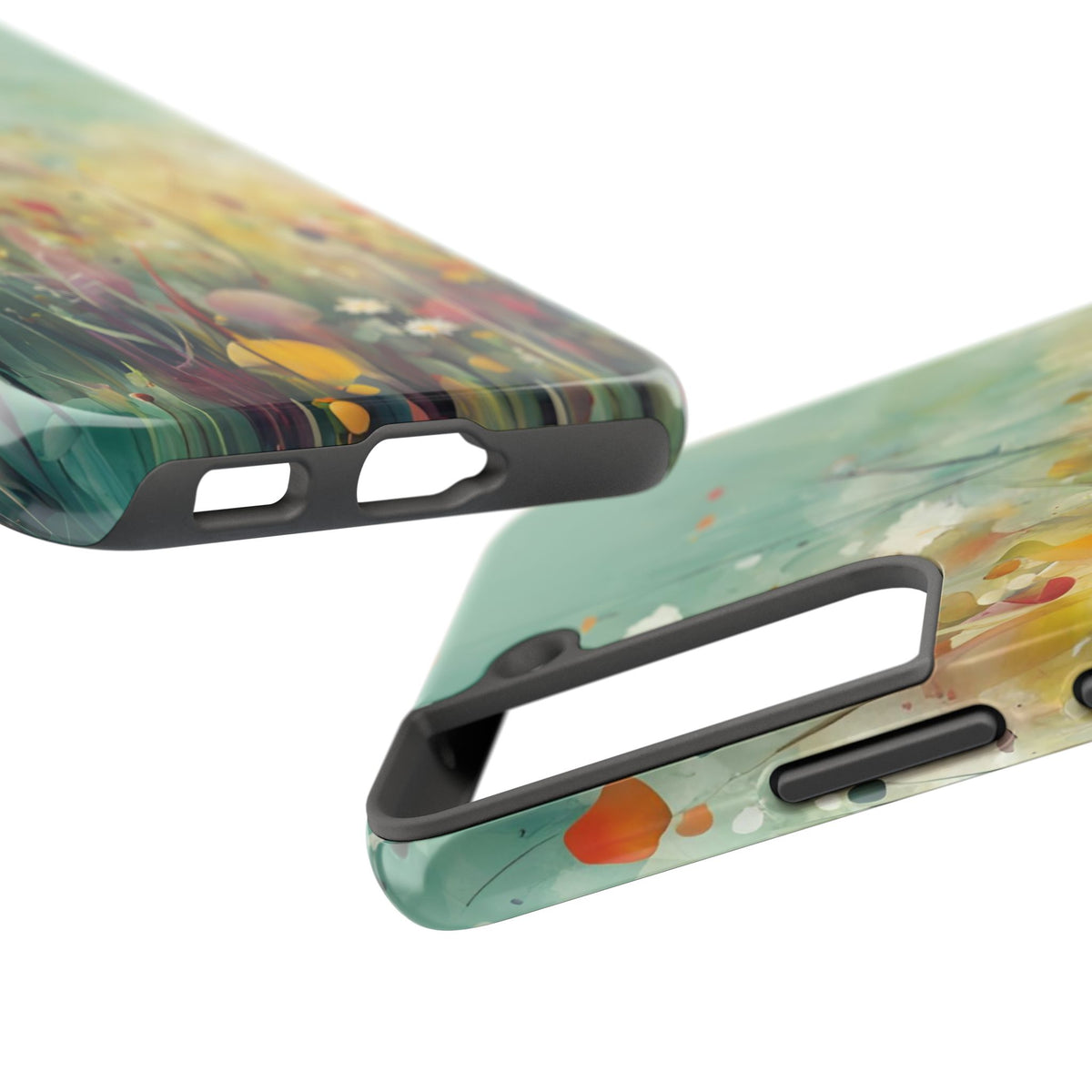 Floral Meadow Tough Phone Case — Painterly Wildflower Protection