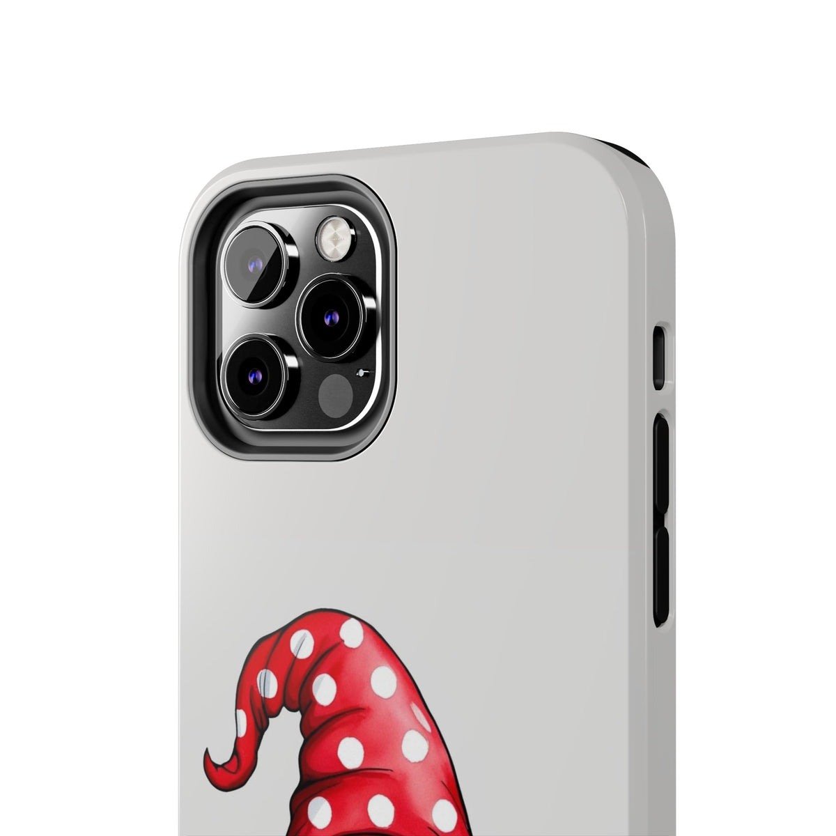 Valentine Gnome Phone Case — Cute Polka Dot Red Gnome Protective Case