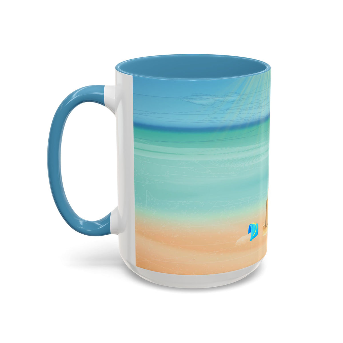 Beach Sandcastle Coffee Mug – Ocean Accent 11/15oz