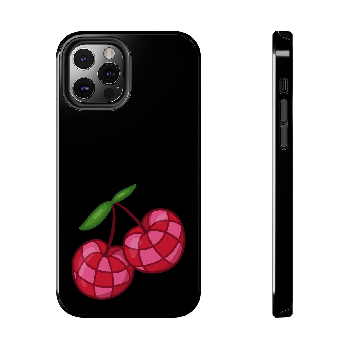 Cherries Tough Phone Case — Mosaic Cherries Design