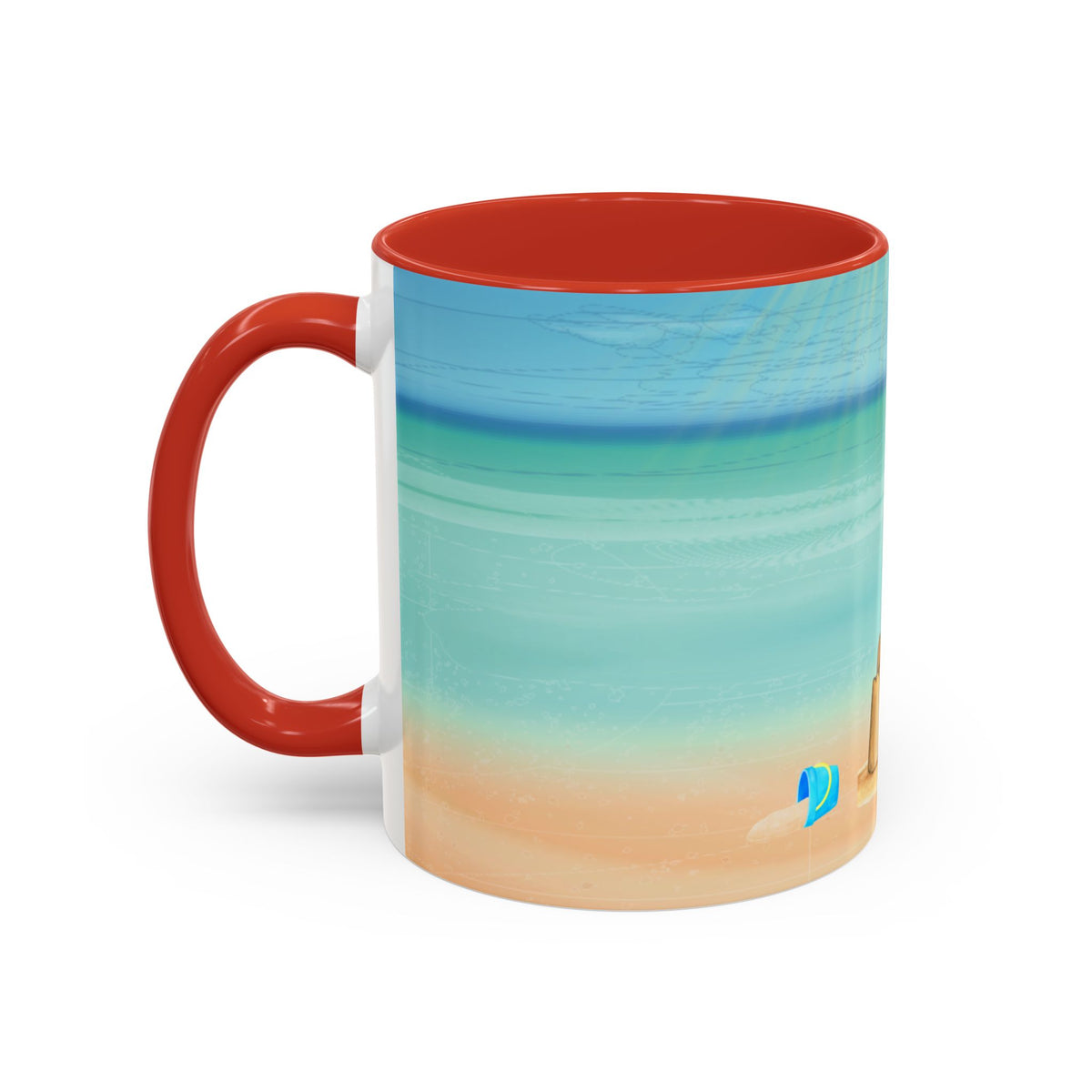Beach Sandcastle Coffee Mug – Ocean Accent 11/15oz