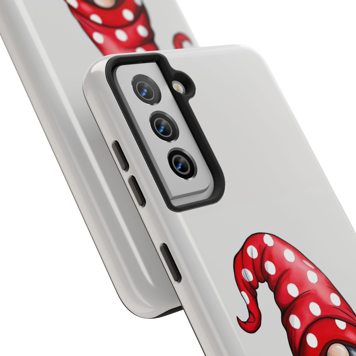 Valentine Gnome Phone Case — Cute Polka Dot Red Gnome Protective Case