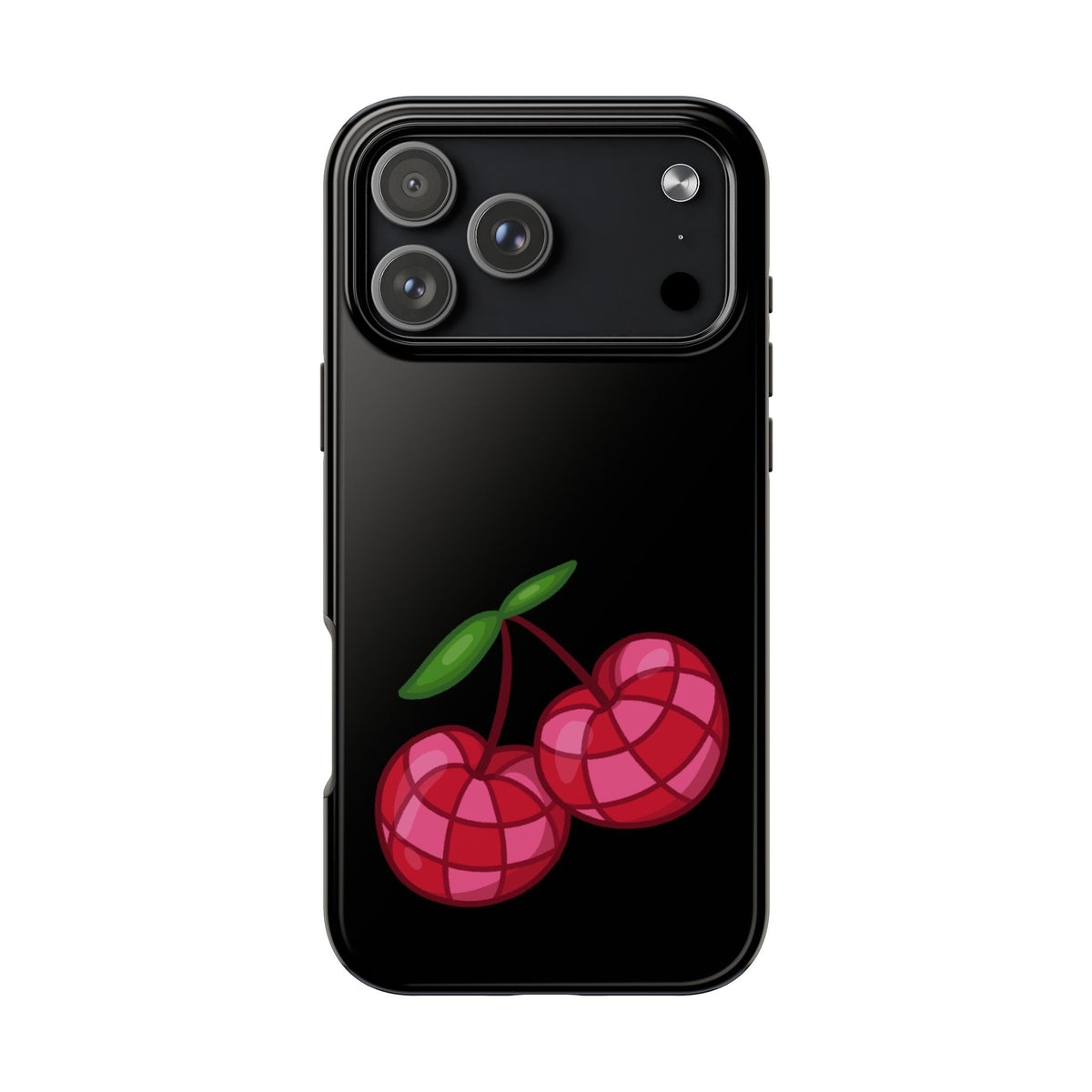 Cherries Tough Phone Case — Mosaic Cherries Design