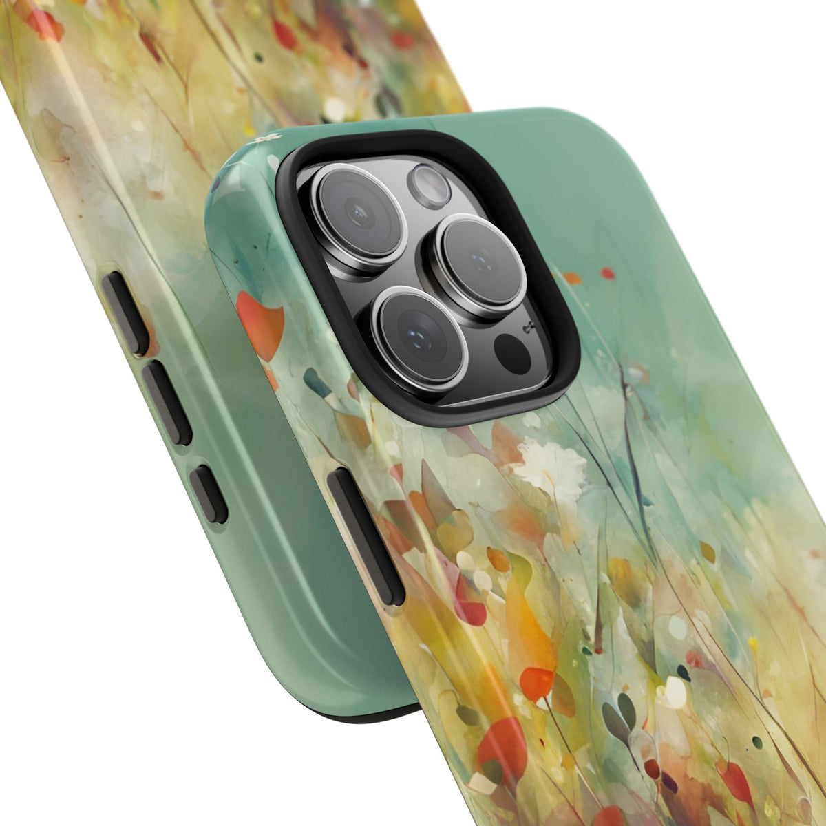Floral Meadow Tough Phone Case — Painterly Wildflower Protection