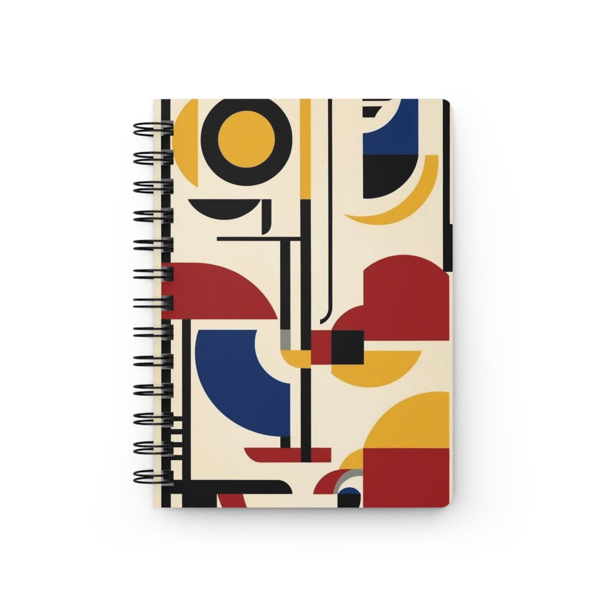 Abstract Bauhaus Spiral Bound Journal
