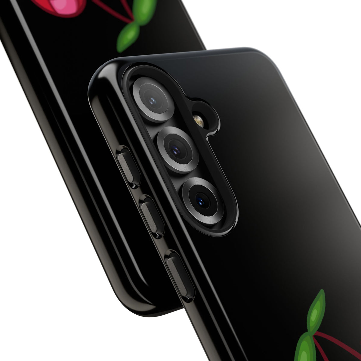 Cherries Tough Phone Case — Mosaic Cherries Design