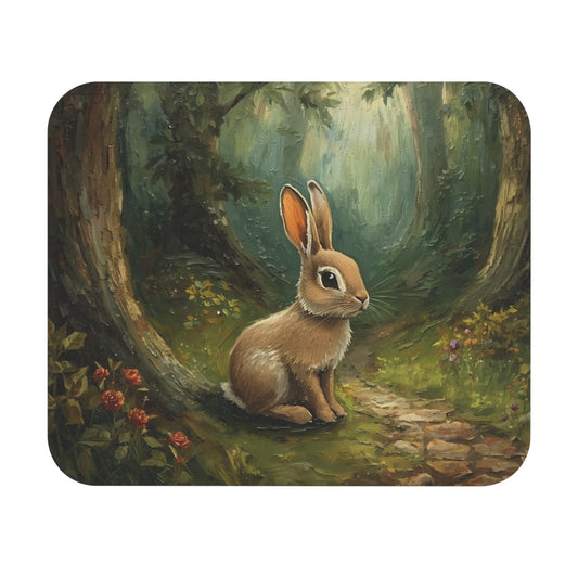 Woodland Bunny Mouse Pad