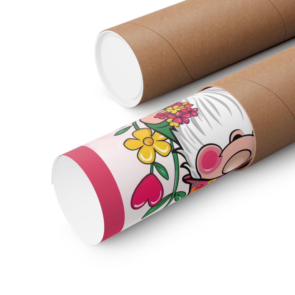 Floral Gnome Poster