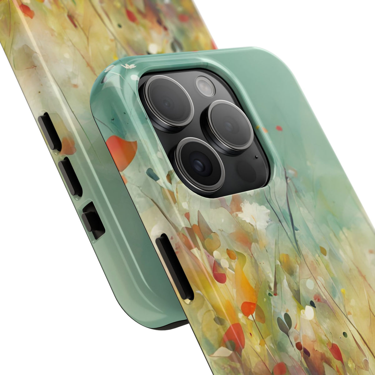 Floral Meadow Tough Phone Case — Painterly Wildflower Protection