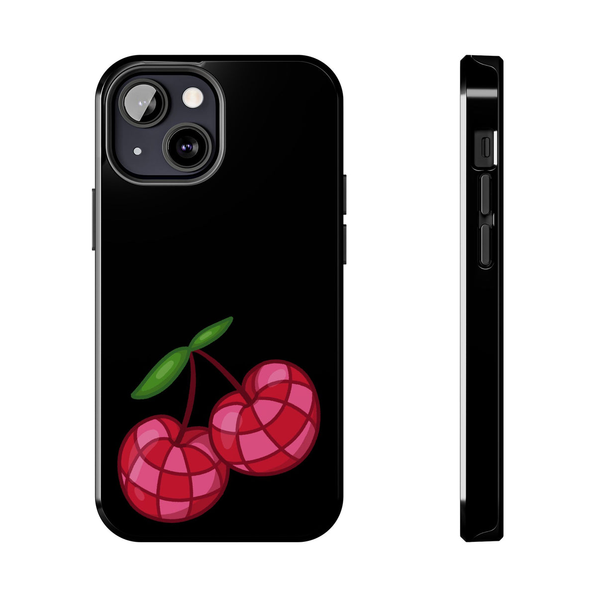 Cherries Tough Phone Case — Mosaic Cherries Design