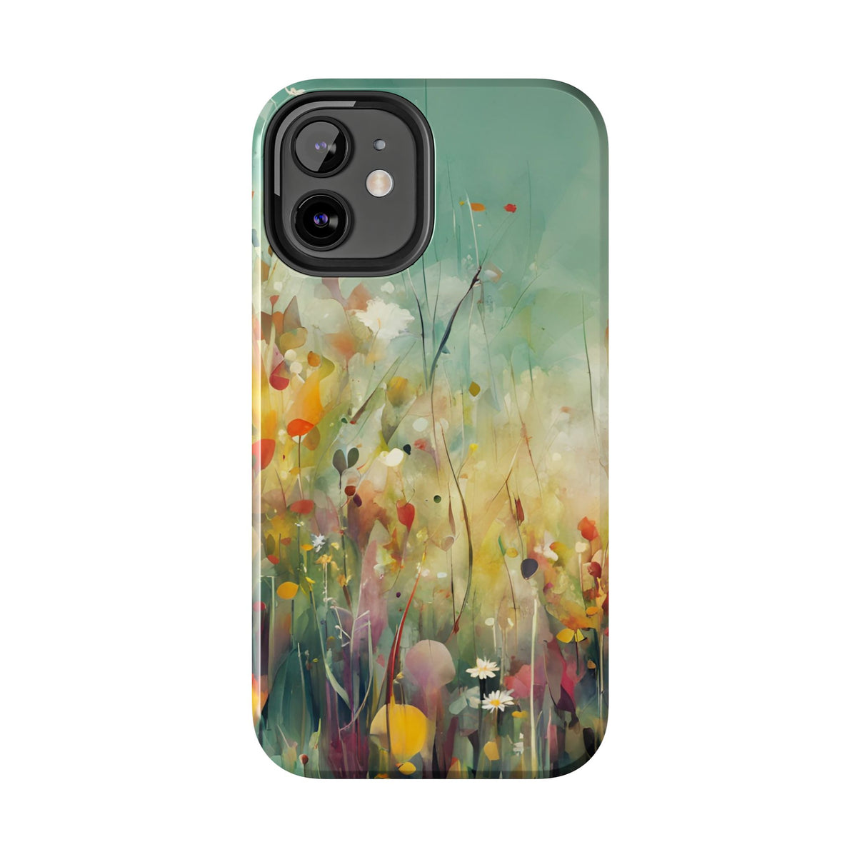 Floral Meadow Tough Phone Case — Painterly Wildflower Protection