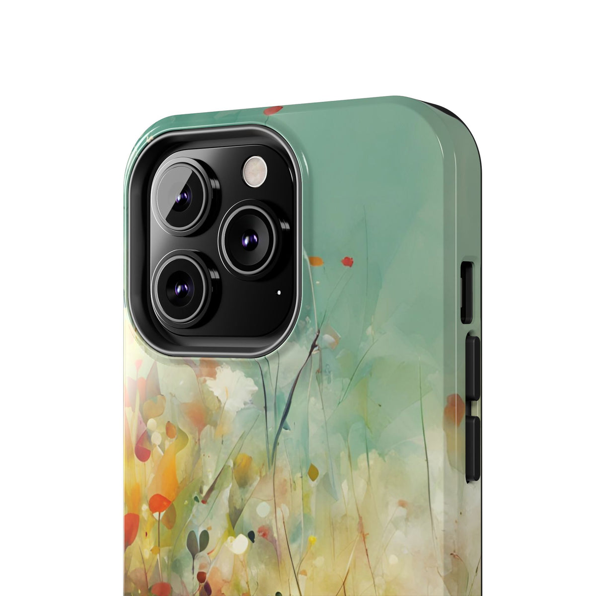 Floral Meadow Tough Phone Case — Painterly Wildflower Protection