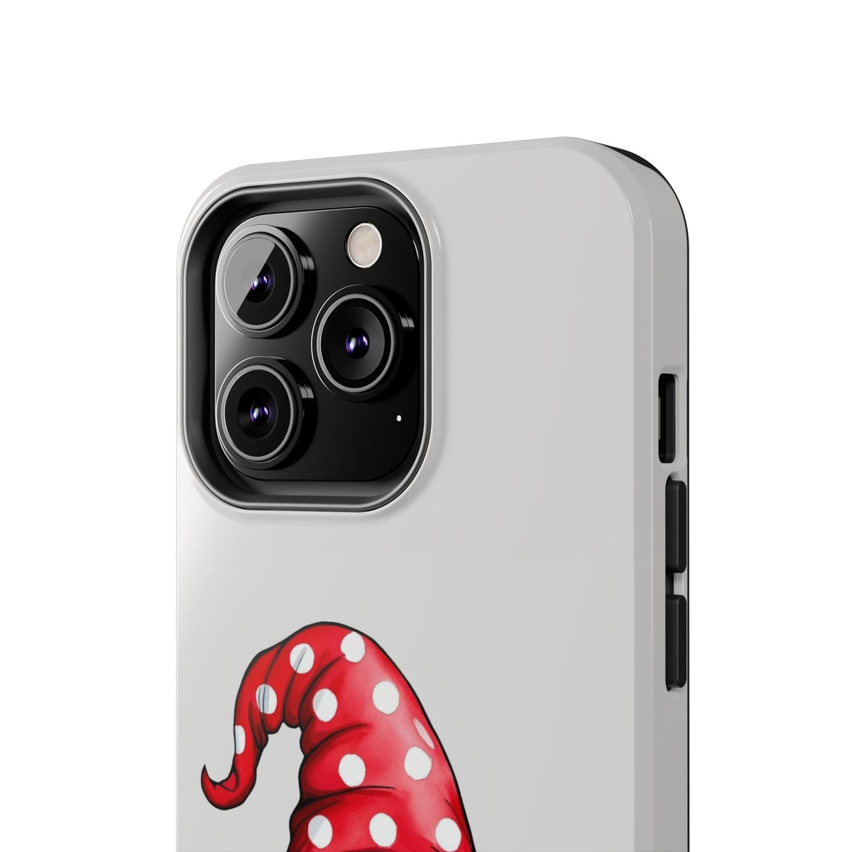 Valentine Gnome Phone Case — Cute Polka Dot Red Gnome Protective Case