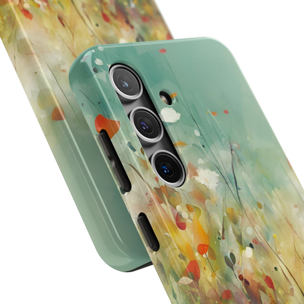 Floral Meadow Tough Phone Case — Painterly Wildflower Protection