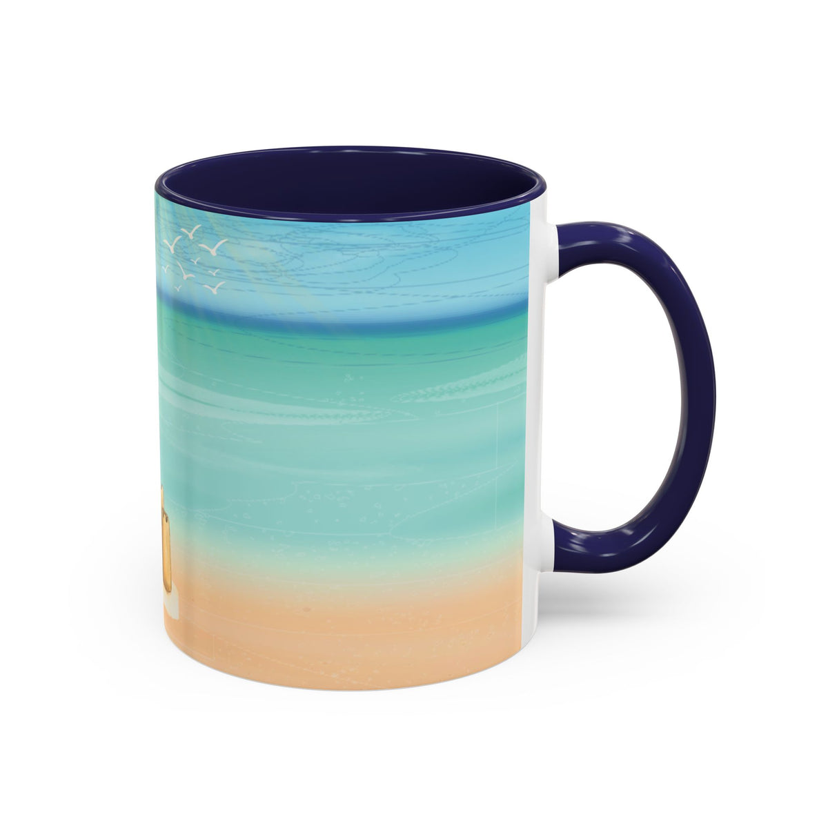 Beach Sandcastle Coffee Mug – Ocean Accent 11/15oz