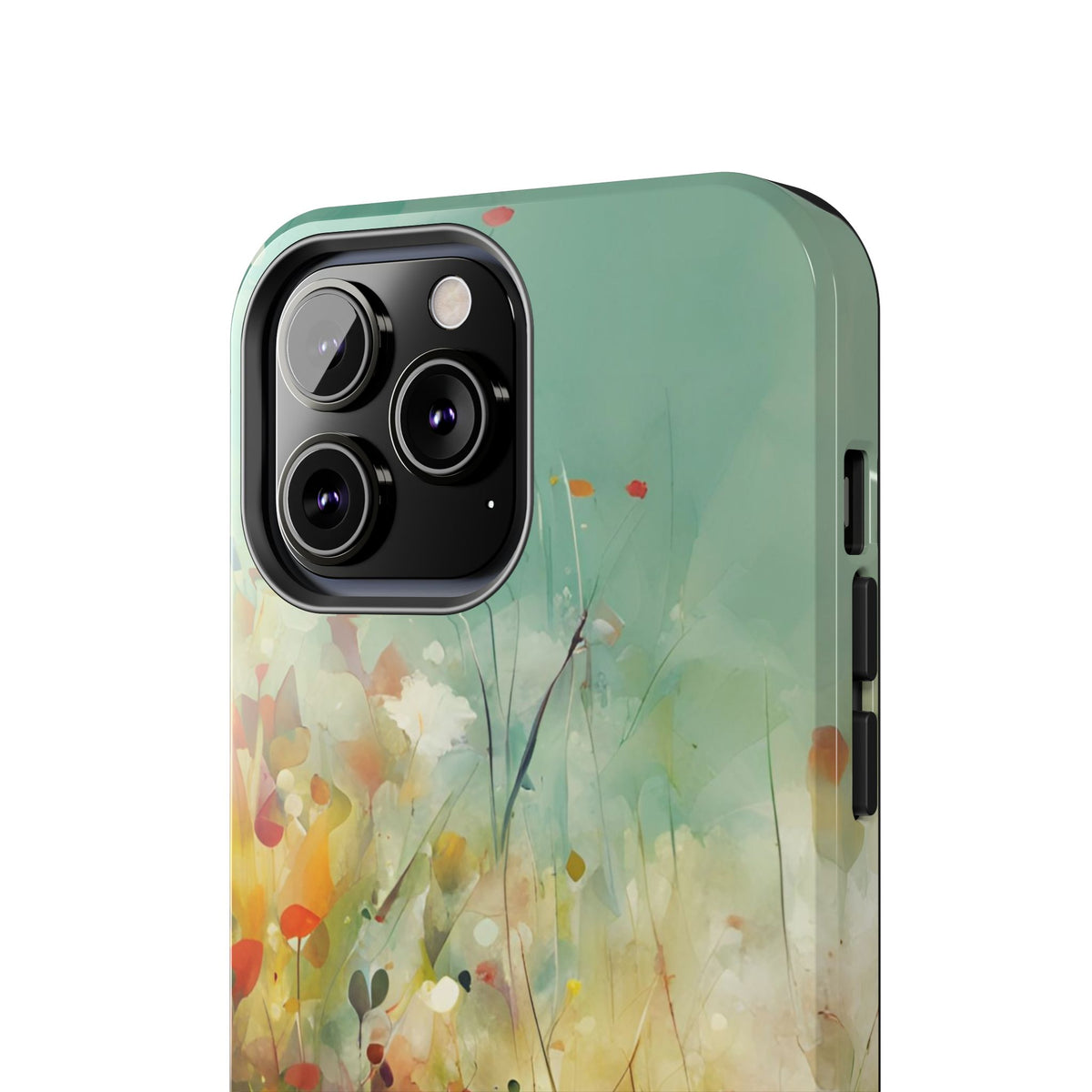 Floral Meadow Tough Phone Case — Painterly Wildflower Protection