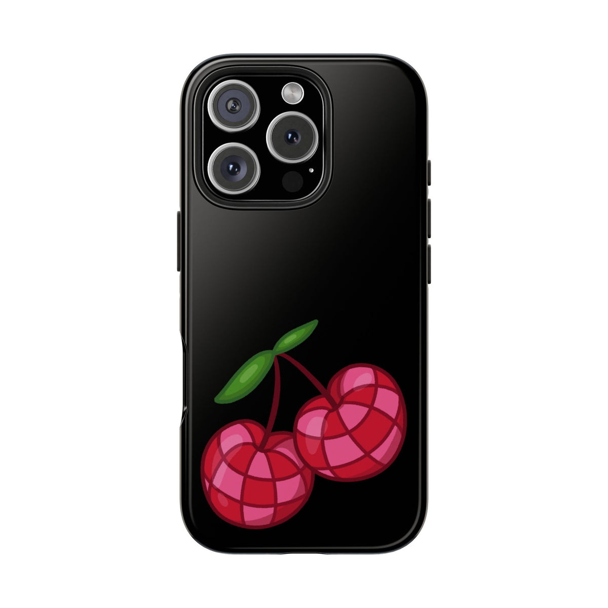 Cherries Tough Phone Case — Mosaic Cherries Design