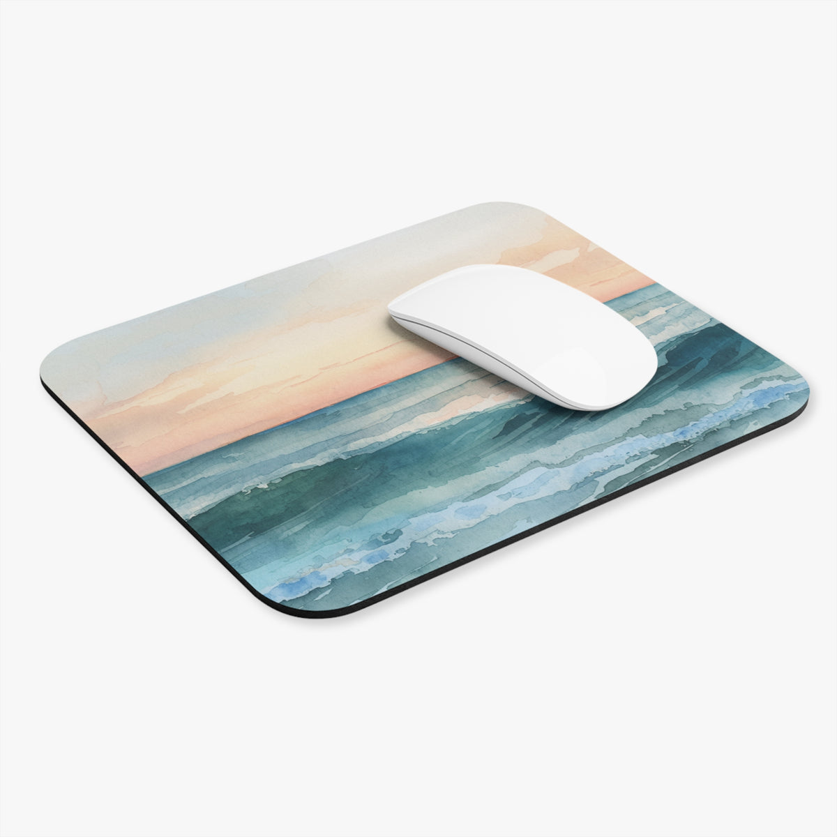 Ocean Watercolor Mouse Pad