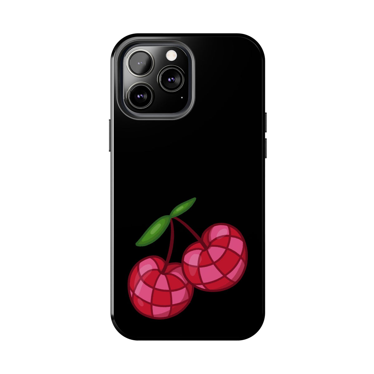 Cherries Tough Phone Case — Mosaic Cherries Design