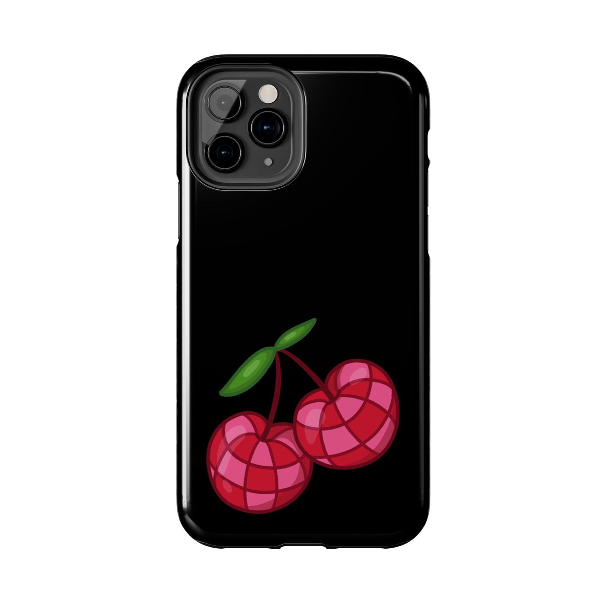Cherries Tough Phone Case — Mosaic Cherries Design