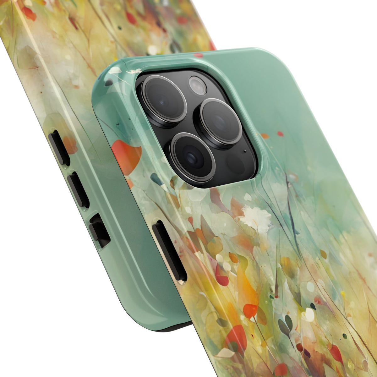 Floral Meadow Tough Phone Case — Painterly Wildflower Protection