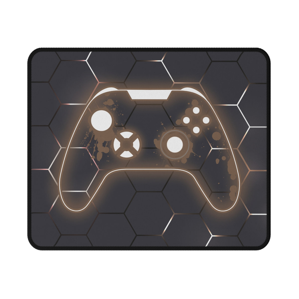 Glowing Controller Hex Non-Slip Gaming Mouse Pad