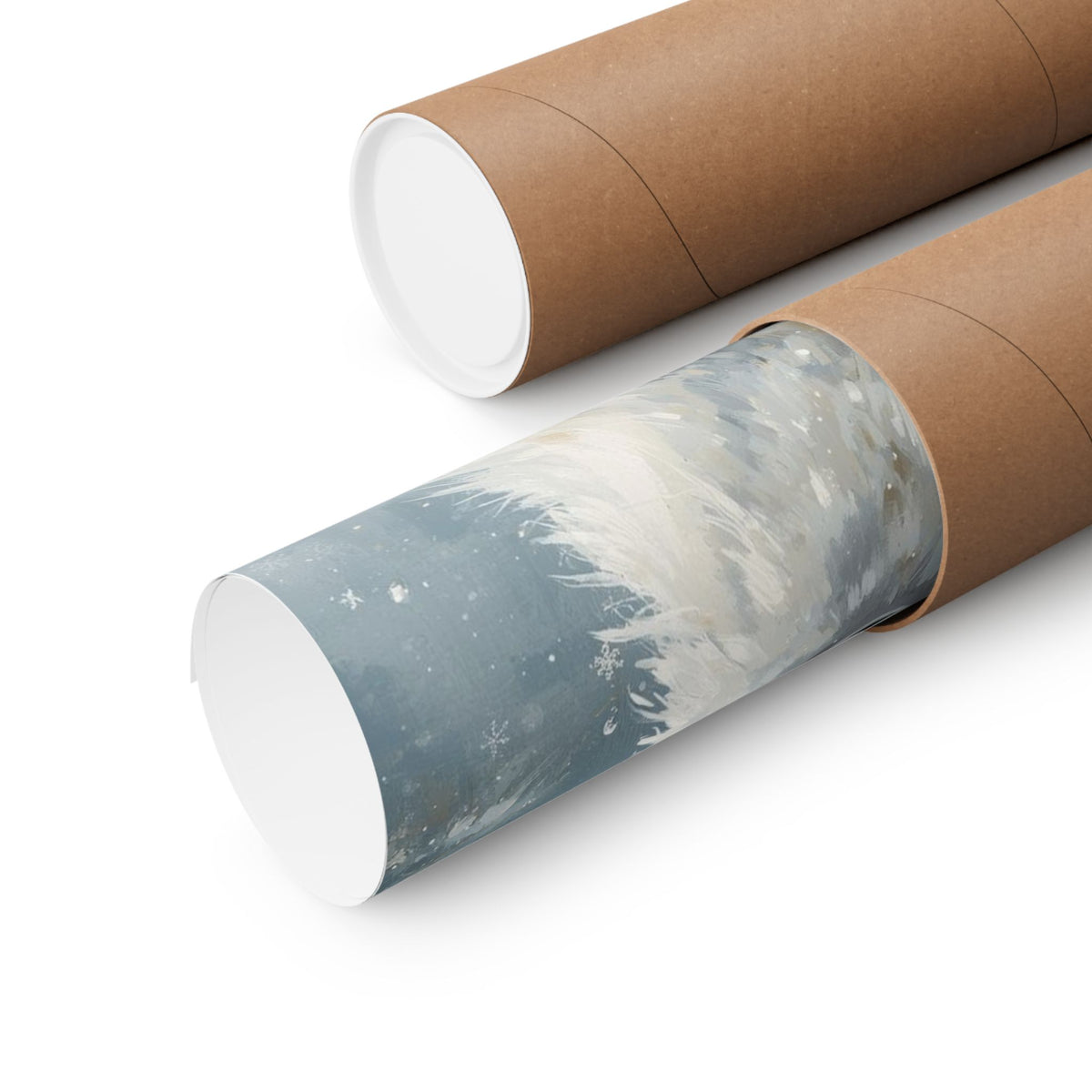 Arctic White Fox Matte Poster