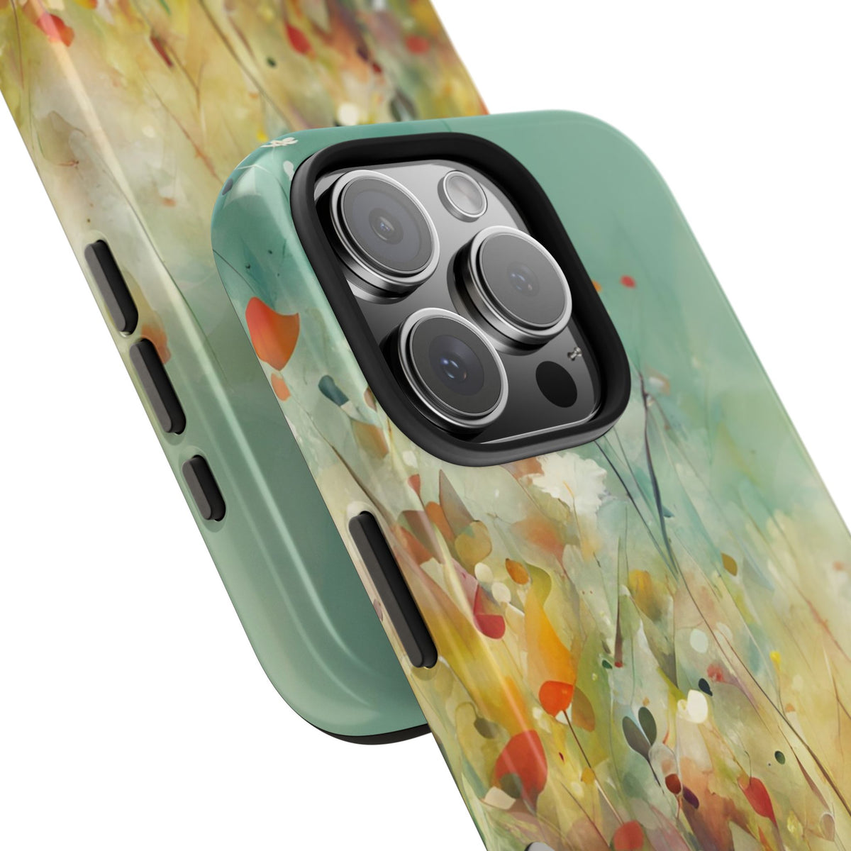Floral Meadow Tough Phone Case — Painterly Wildflower Protection