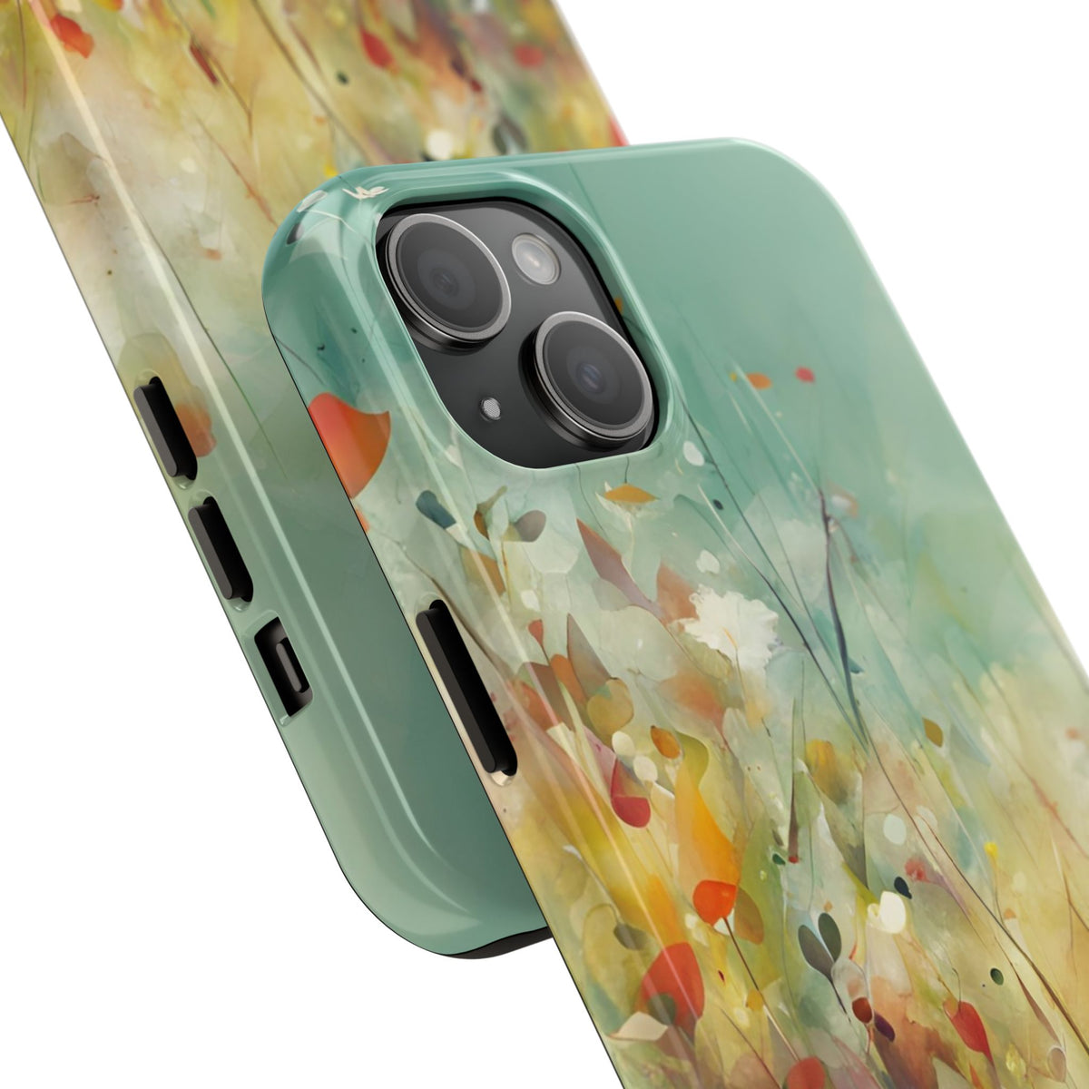 Floral Meadow Tough Phone Case — Painterly Wildflower Protection