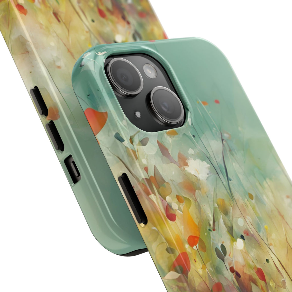 Floral Meadow Tough Phone Case — Painterly Wildflower Protection