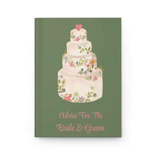 Advice for the Bride & Groom Hardcover Keepsake Guest Book