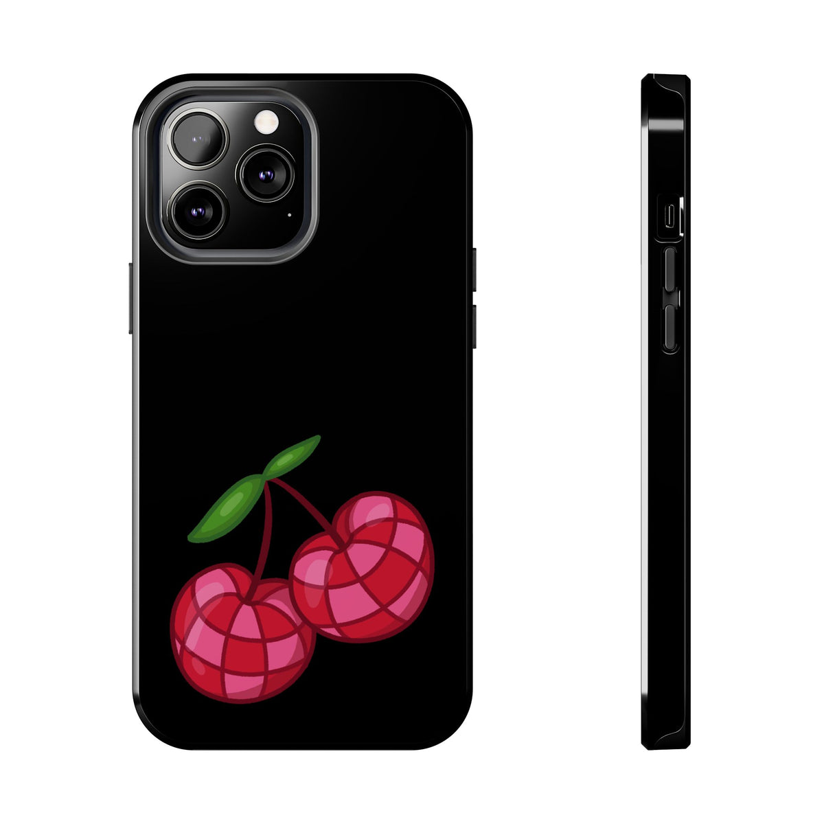 Cherries Tough Phone Case — Mosaic Cherries Design