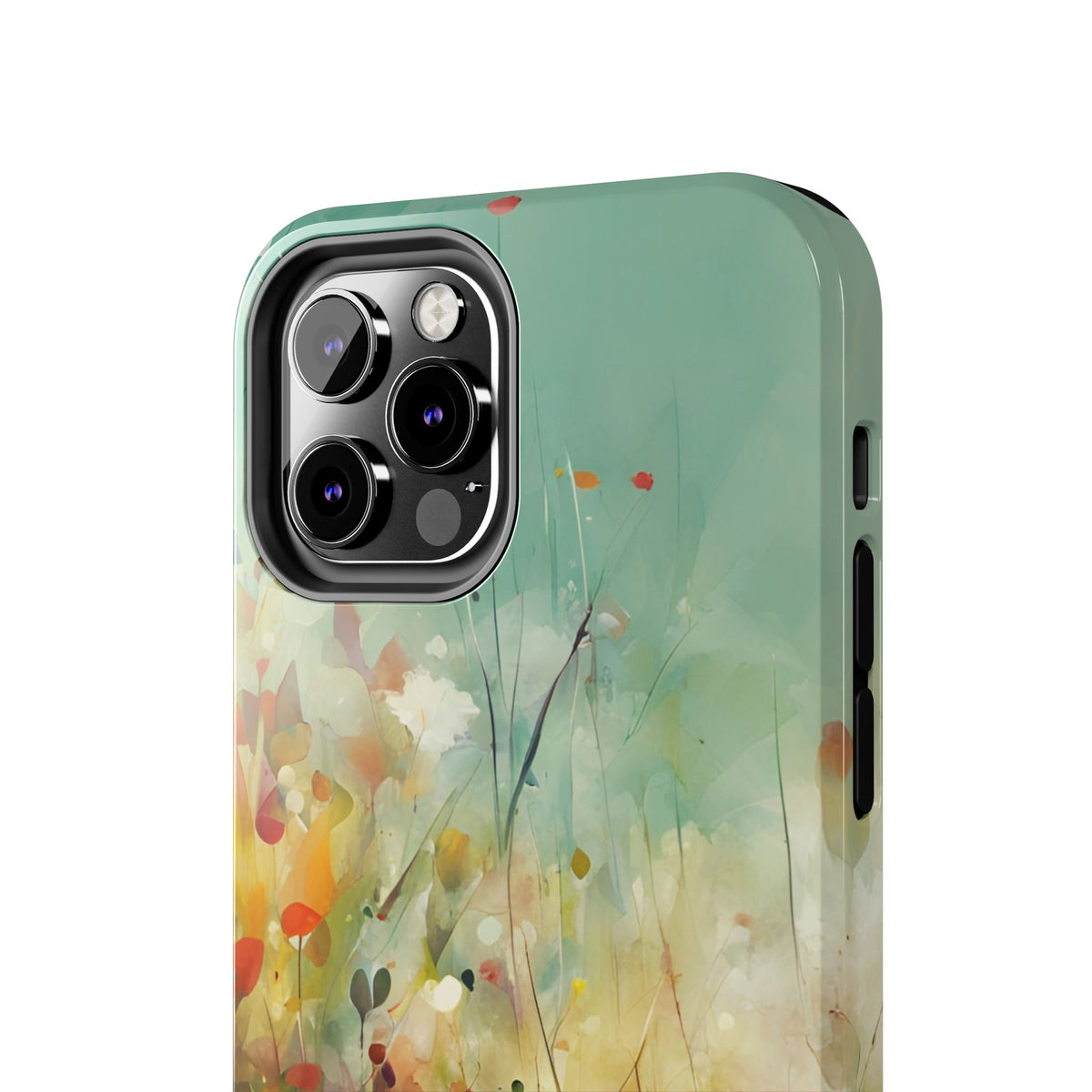 Floral Meadow Tough Phone Case — Painterly Wildflower Protection
